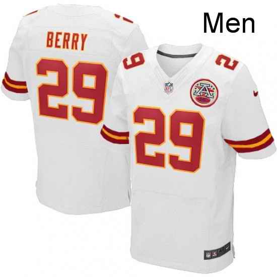 Men Nike Kansas City Chiefs 29 Eric Berry White Vapor Untouchable Elite Player NFL Jersey